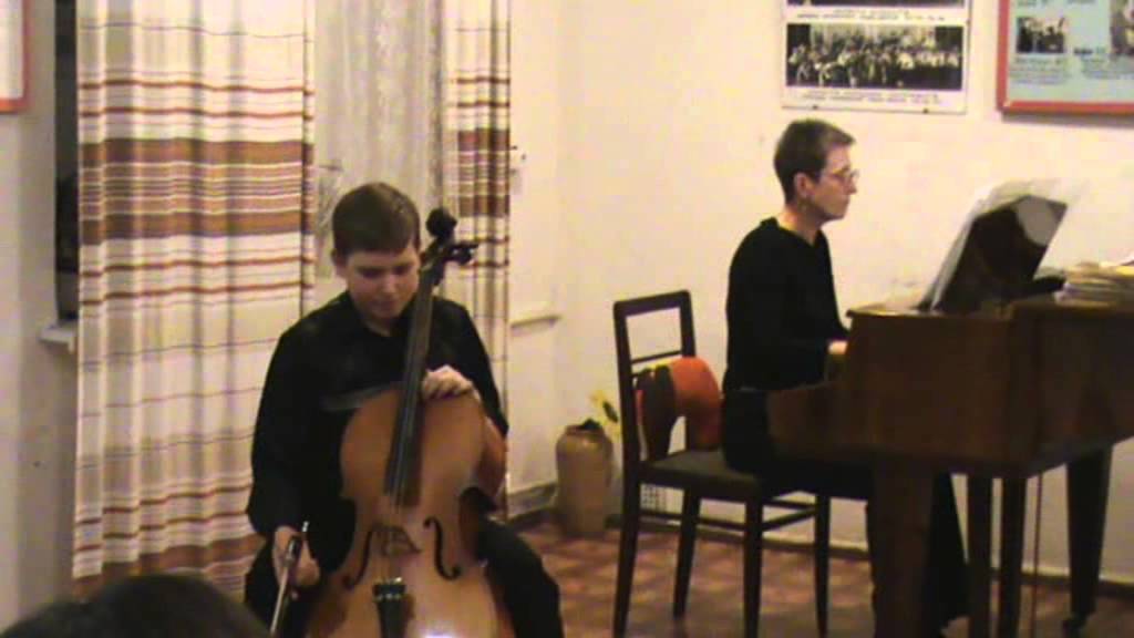 Богдан Гаврилов  13 лет  исполняет 1 часть Гоэнс ( Daniel Van Goens ). Концерт Ля минор