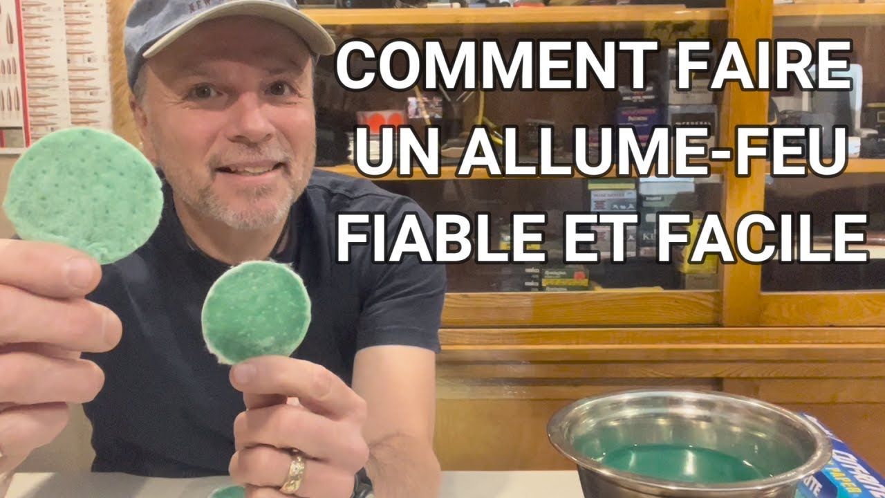 Comment faire un allume-feu fiable et facile.