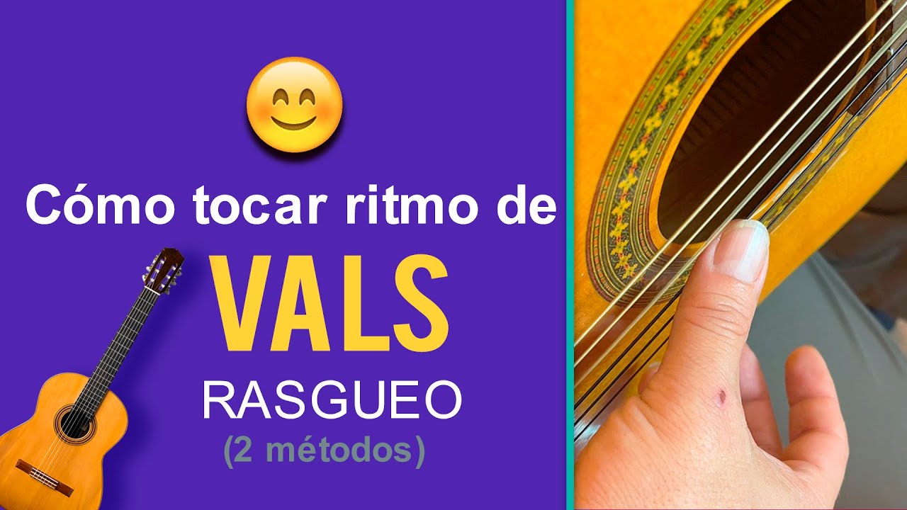 COMO TOCAR EL  RITMO DE VALS GUITARRA, 2 formas. (HOW TO PLAY THE WALTZ RHYTHM on guitar, 2 methods)