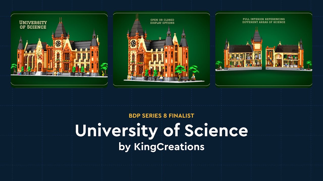 BrickLink Designer Program Series 8: University of Science by KingCreations