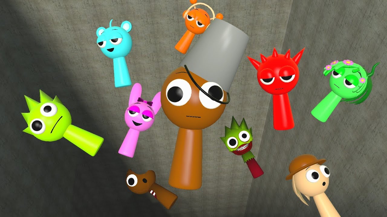 ÇUKURA SPRUNKİ AİLESİNİ SPARTAN KİCKLE ATIYORUM ÇOK ÇOK DERİN GARRY'S MOD