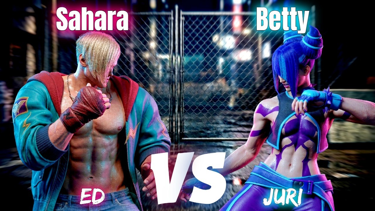 SF6 🔥 Sahara (Ed) vs Betty (Juri) 🔥 Street Fighter 6