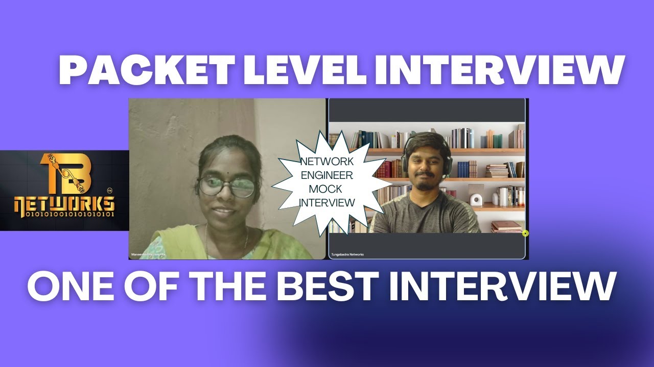 Network Engineer Mock Interview (packet level) | GOOGLE, ORACLE, AMAZON, CISCO interview questions
