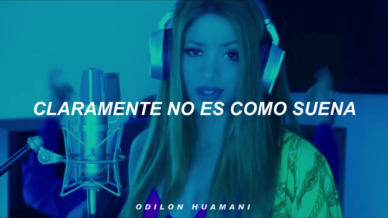 SHAKIRA CANCI&Oacute;N A PIQU&Eacute;  (VIDEO + LETRA) BZRP Session #53
