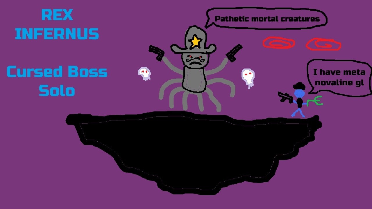 Rex Infernus Tier 3 Cursed Boss Fight Solo Flawless (somehow)