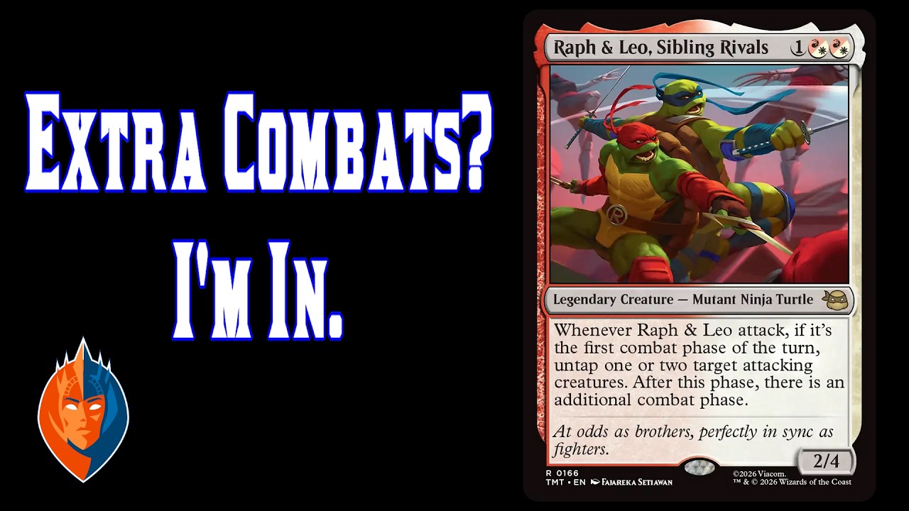Раф и Лео — соперники, брат и сестра | Геймплей EDH #tmnt #edh #mtg