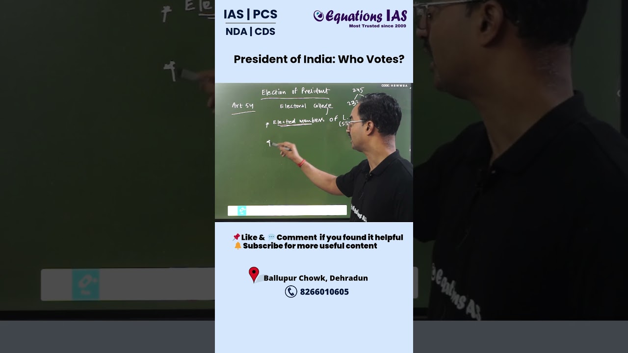 President of India: Who Votes? | Electoral College Explained