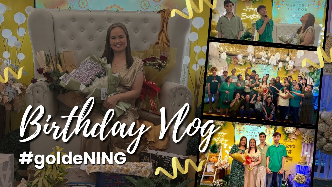 Birthday Vlog — goldeNING (surprise party)