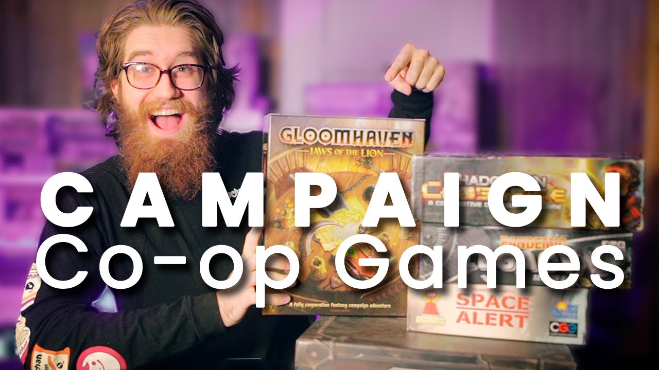 The BEST Co-op Campaign Board Games of ALL TIME! - 5 Cooperative Tabletop Games