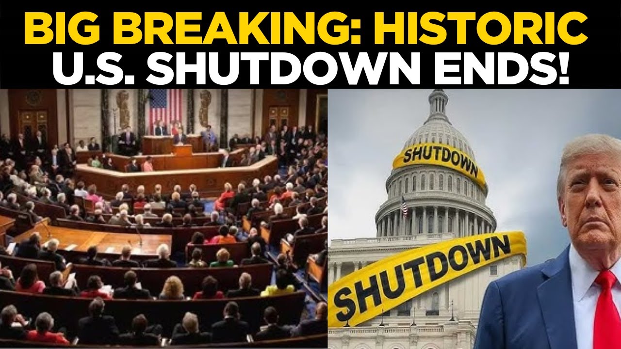 LIVE | Historic US Shutdown Ends: Senate Reaches Critical Deal! | Trump | White House Shutdown