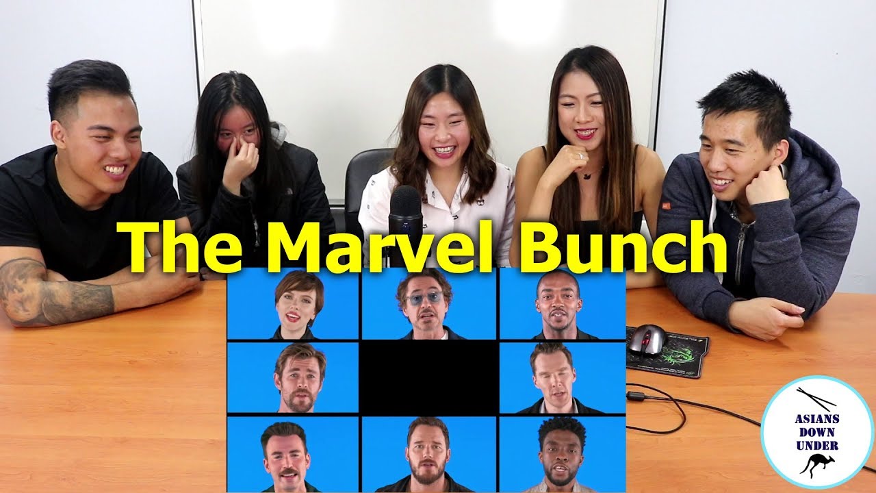 Актёры &laquo;Мстителей: Война бесконечности&raquo; поют песню &laquo;The Marvel Bunch&raquo; &mdash; видеореакция | Aussie Asians