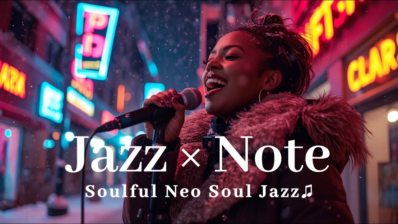 【Jazz Note】雪の夜に心を温めるネオソウル｜Soulful Neo Soul Jazz for Winter Nights｜作業用BGM