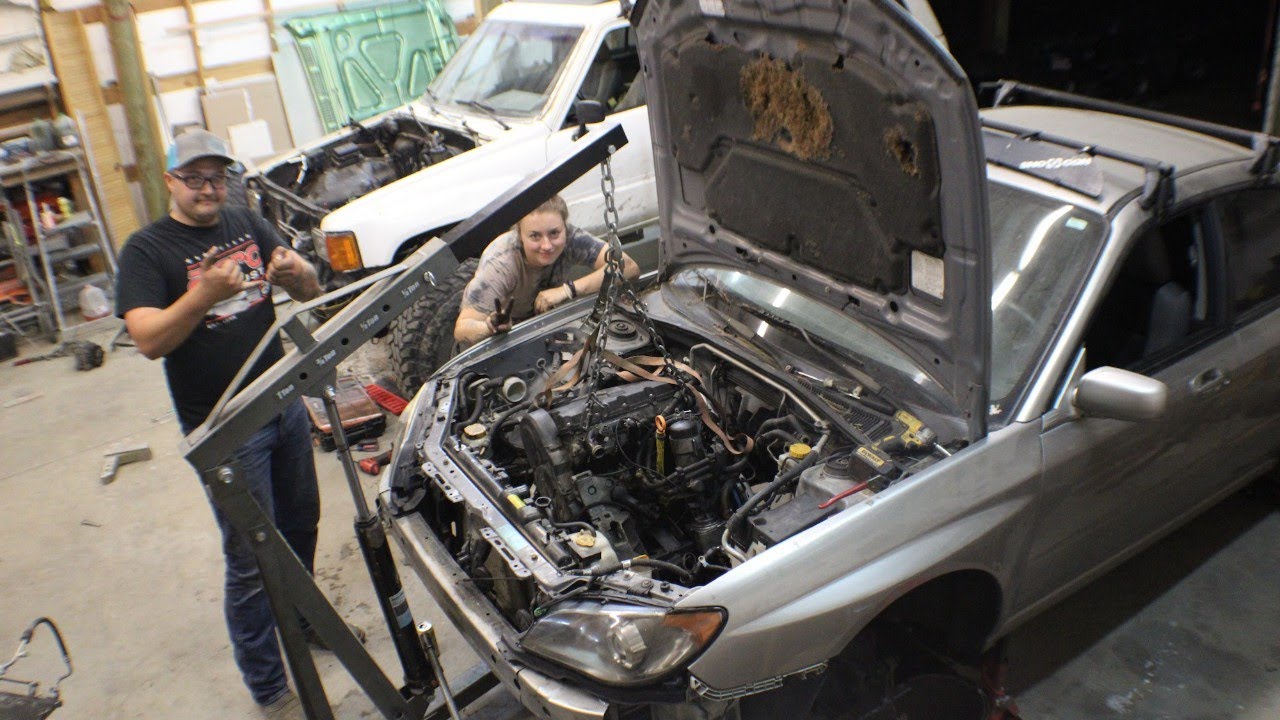 TDI subaru swap pt 1