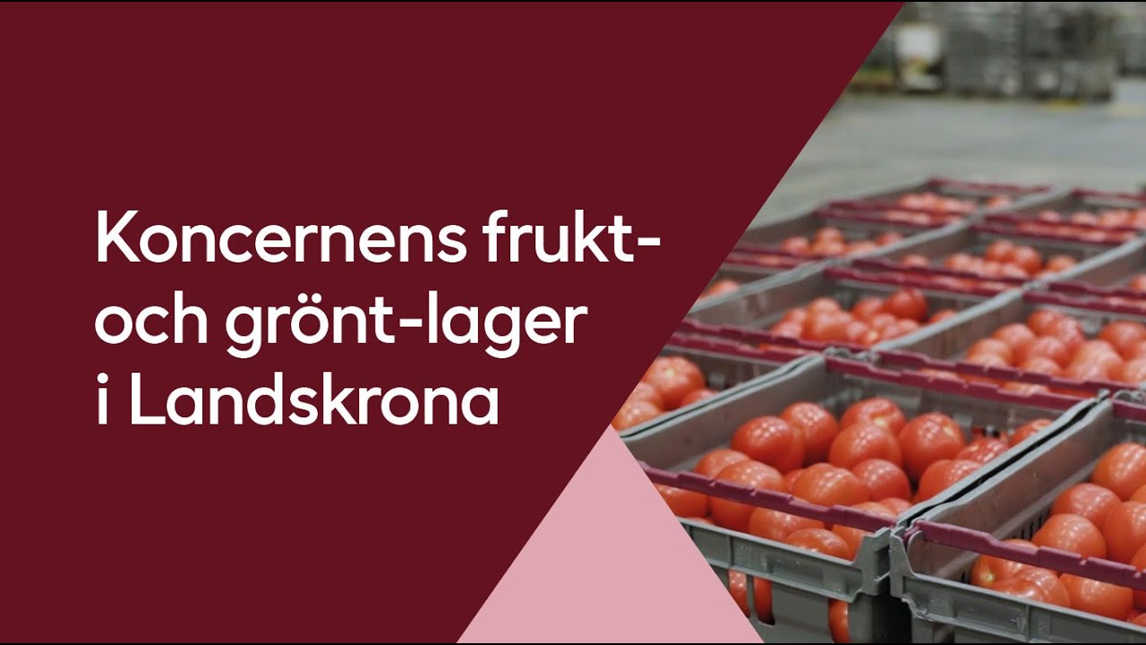 På besök i Axfoodkoncernens frukt- och grönt-lager i Landskrona