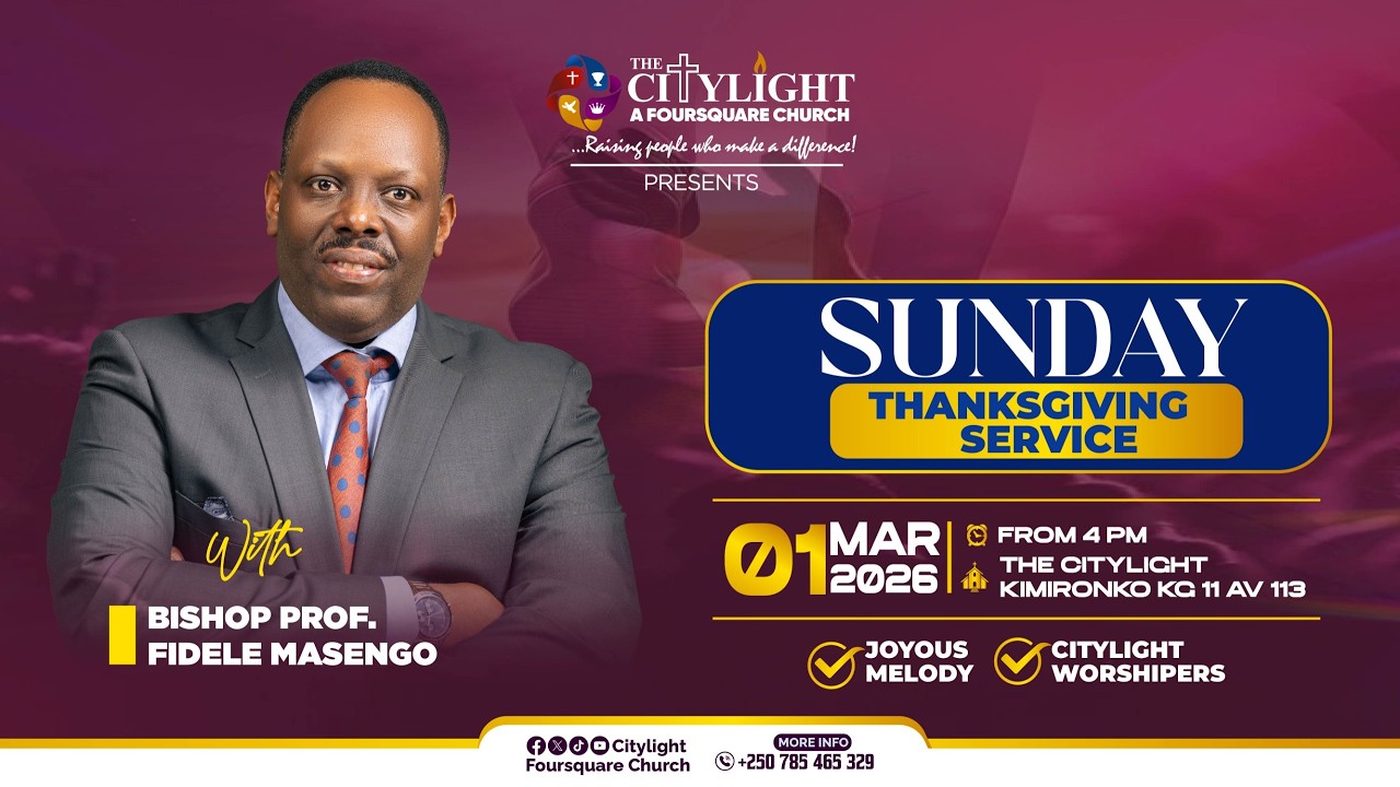 🔴FOURSQUARE TV ITHANKSGIVING SERVICE  01 MARCH 2026