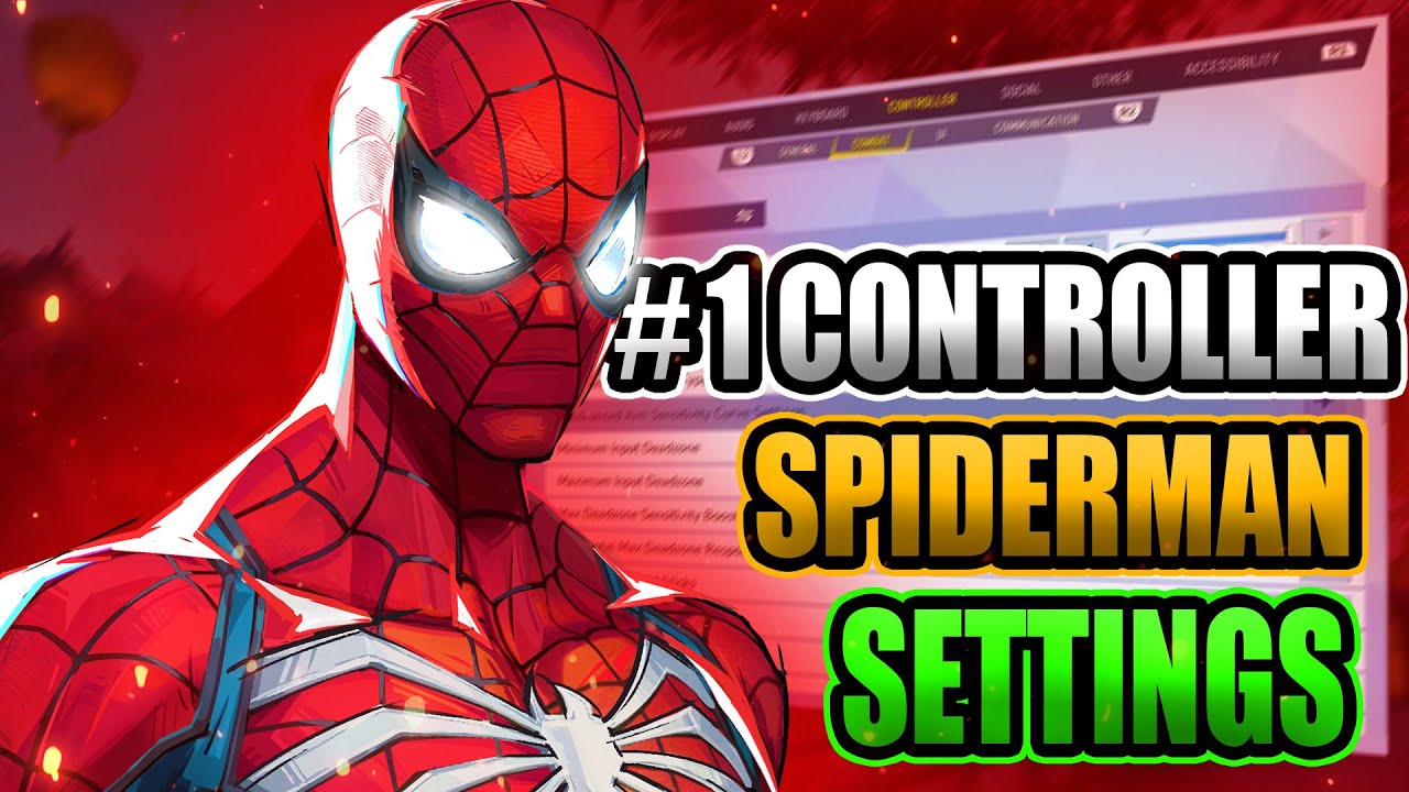 The BEST SPIDER-MAN Controller Settings for AIM/MOVEMENT | Marvel Rivals