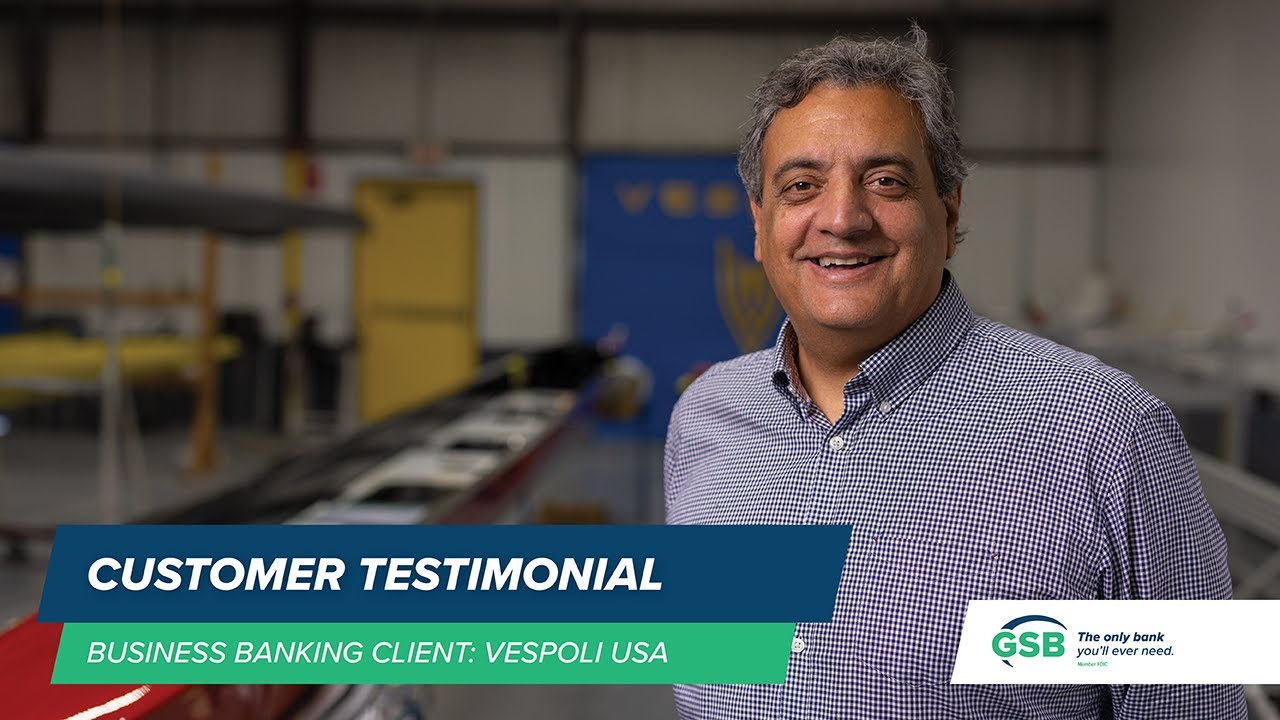 Vespoli USA - World Class Rowing Racing Shells Testimonial for Working With GSB Bank