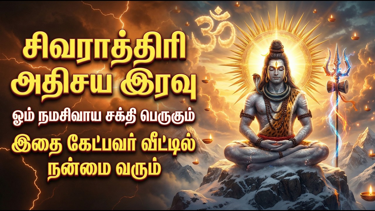 🔴 LIVE | #சிவராத்திரி இரவில் அருள் பொழியும் மகாதேவன் | #Sivaraathiri Night of Shiva Blessings #sivan