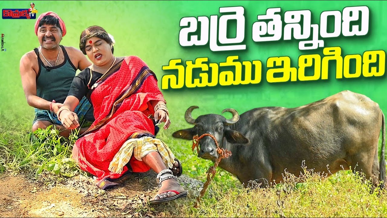 బర్రె తన్నింది నడుము ఇరిగింది || komarakka tv || jabardasth komaram || patas praveen ||