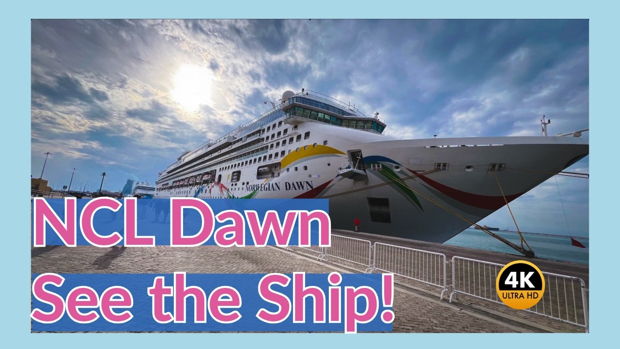 Исследуя NCL DAWN — полный тур на круизном лайнере в формате 4K