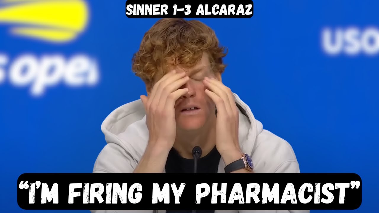 Jannik Sinner IN TEARS after US Open Final loss - Post Match Interview - Sinner vs Alcaraz