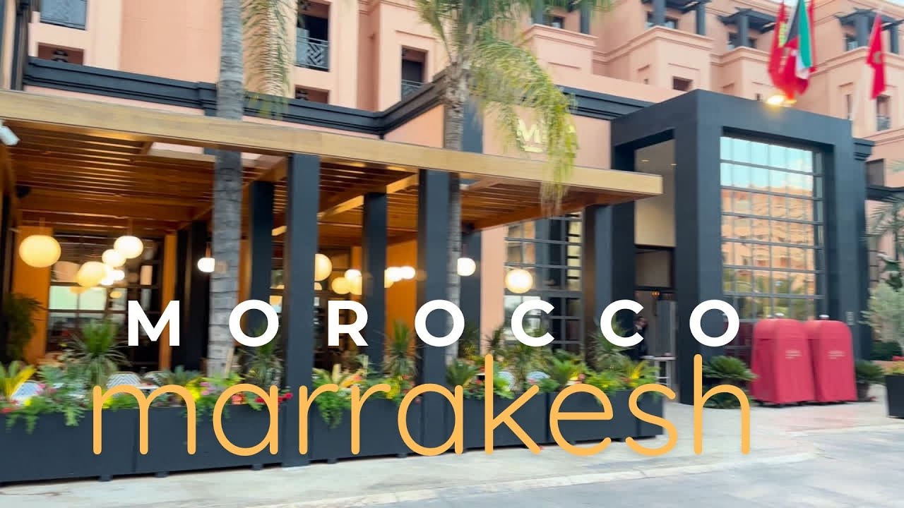 Luxury Oasis in Morocco,  Marrakesh, Movenpick hotel Marrakech Review, Lobby Tour