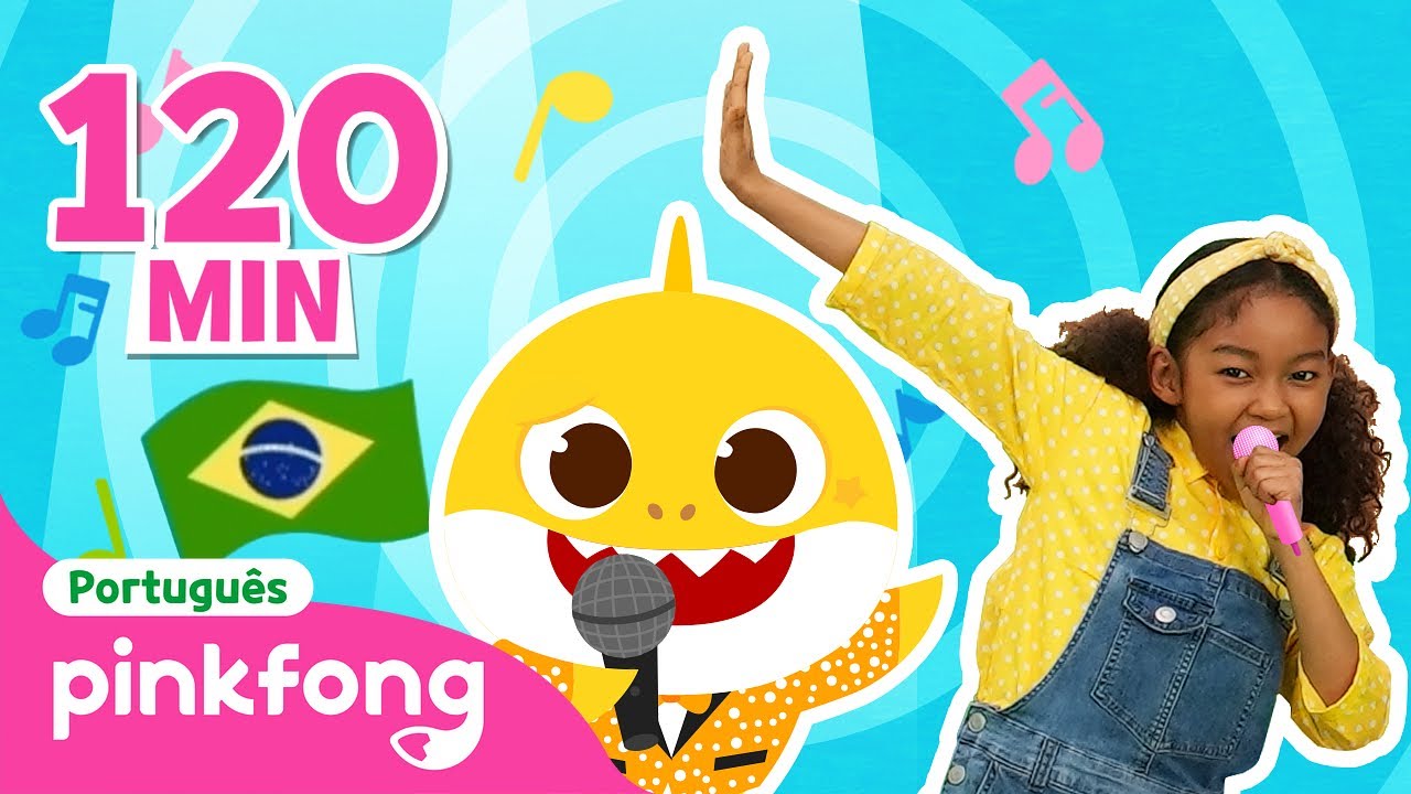 🇧🇷 Feriado | Bebê Tubarão e Muito Mais | +Completo | Pinkfong, Bebê Tubarão! Canções para Crianças