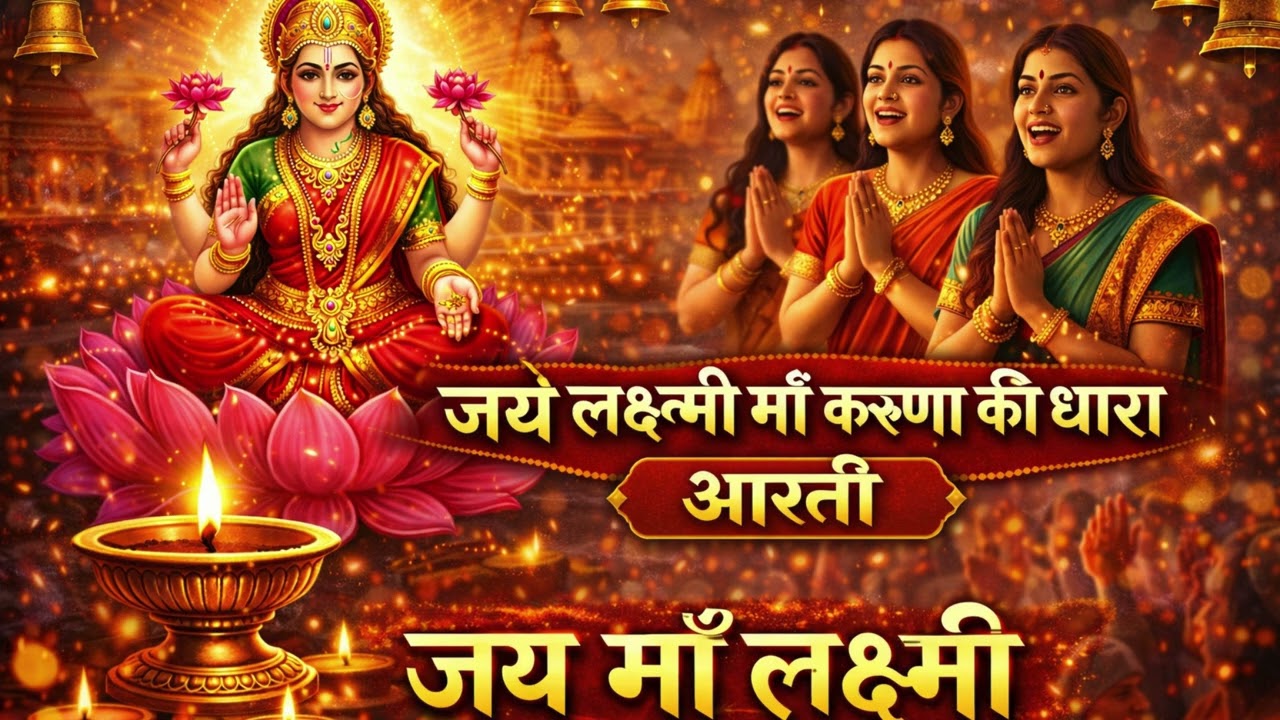 Jai Maa Lakshmi Aarti 🙏 Powerful Lakshmi Bhajan | Bhakti Song