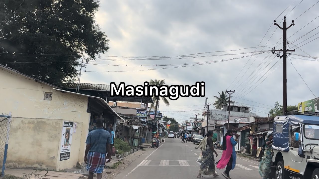 Masinagudi town | Natural town inside a forest | 4K