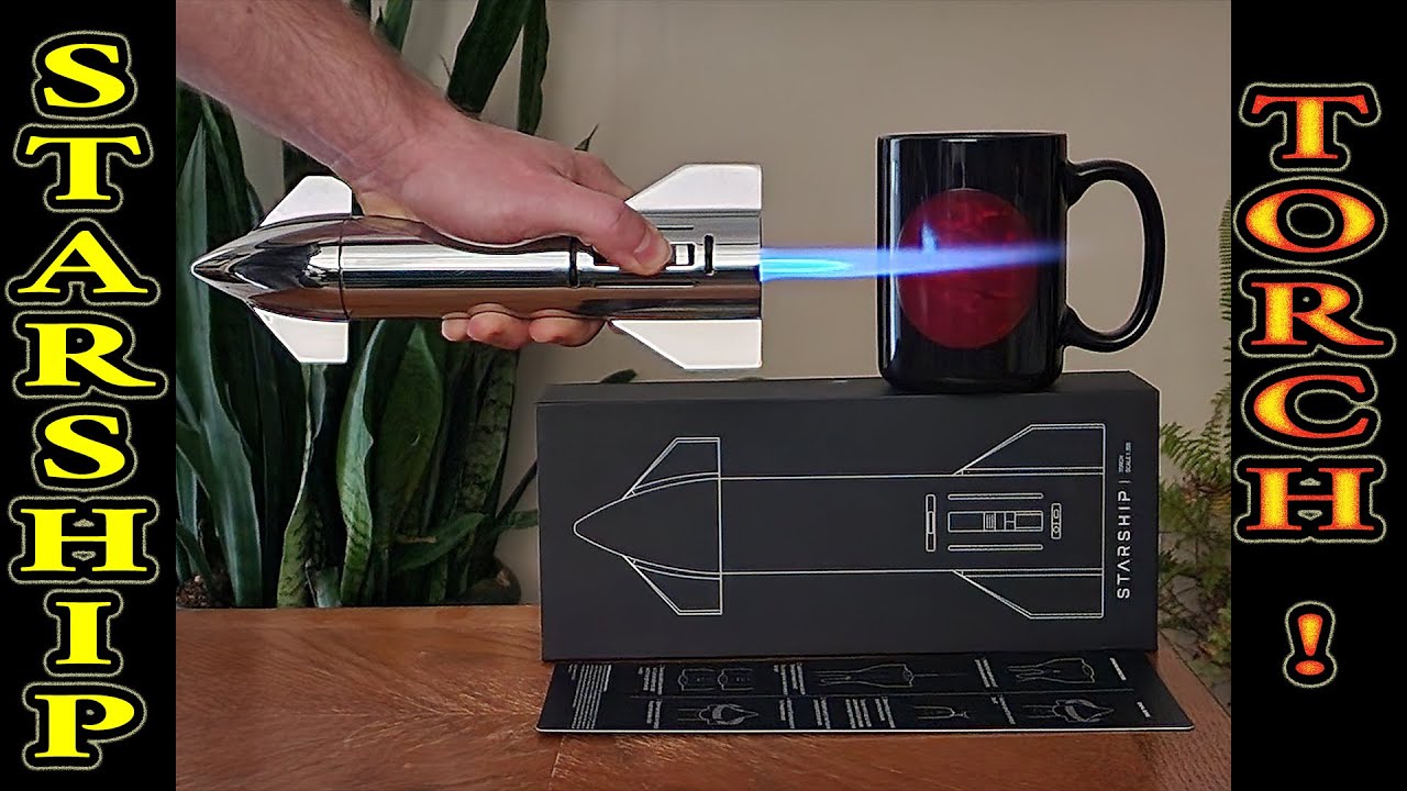SpaceX Starship Torch Review Refueling Butane Occupy Mars Terraforming Mug Unboxing big is Starship?