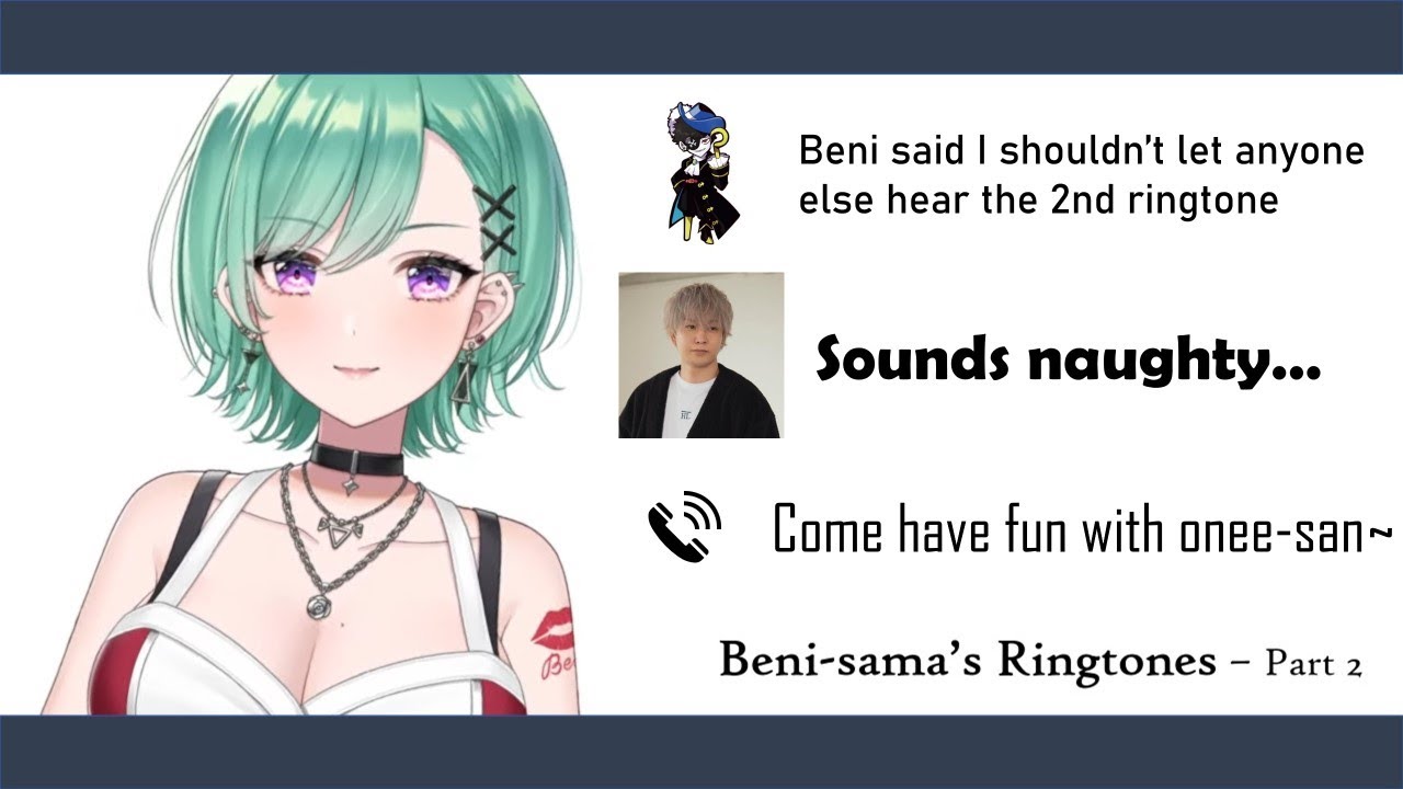 【Part 2】 Beni-sama's Ringtones 【Yakumo Beni, Mondo, Ichinose Uruha, Hendy | VSpo! VCR GTA 3 ENG SUB】