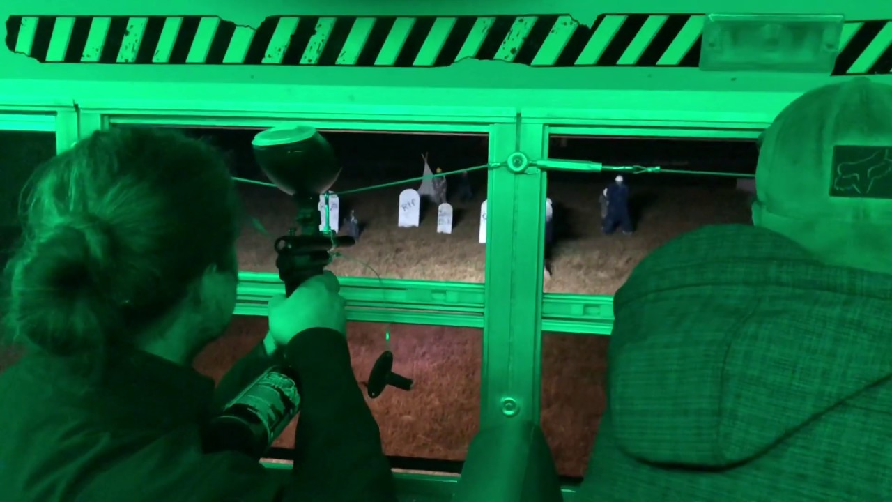 Real Life Walking Dead - Paintball Vs. LIVE Zombies on A Haunted Bus Tour 🧟&zwj;♀️🧟&zwj;♂️