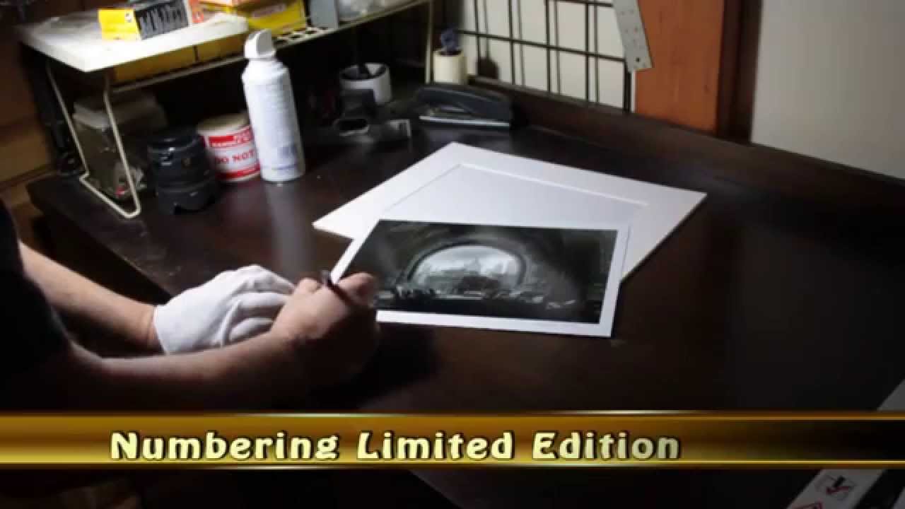 Attaching Print To Mat