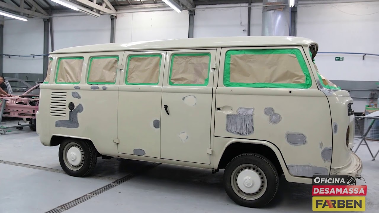 Reparo VW Kombi / Volkswagen / restauração / funilaria e pintura