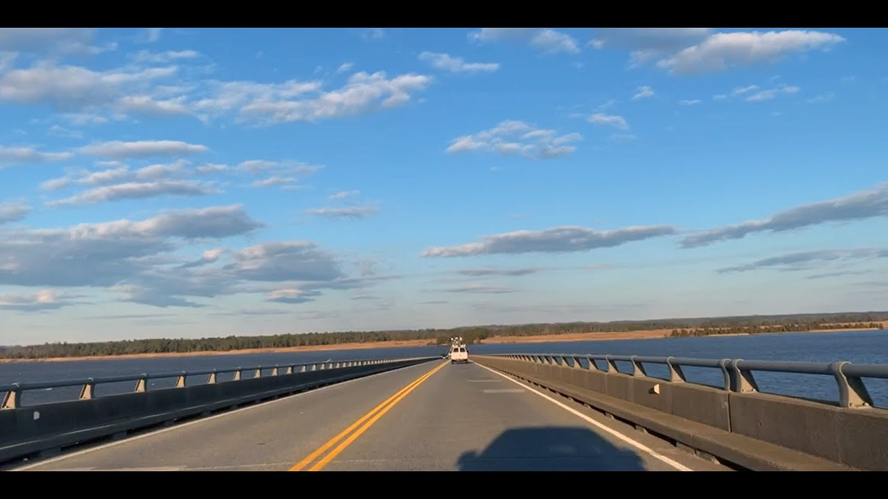 Driving from Tappahannock to Warsaw Virginia