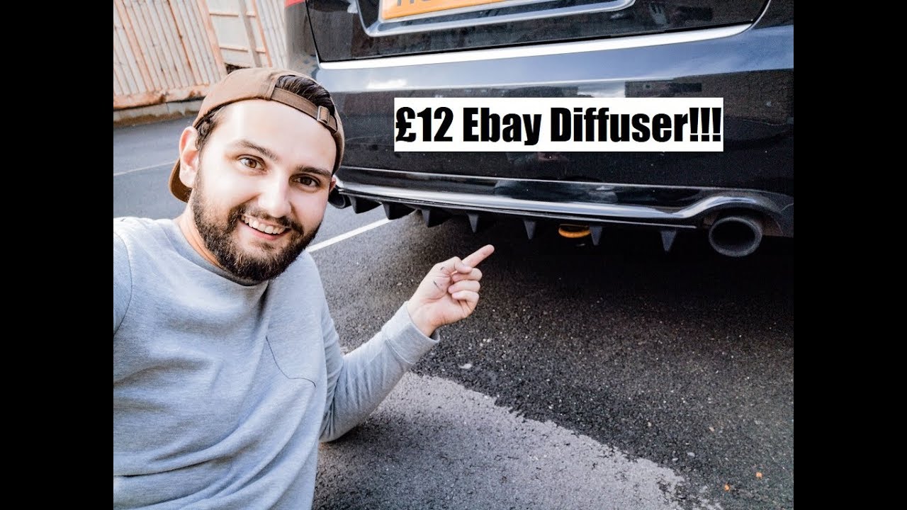 CHEAP Ebay diffuser install | Audi A4