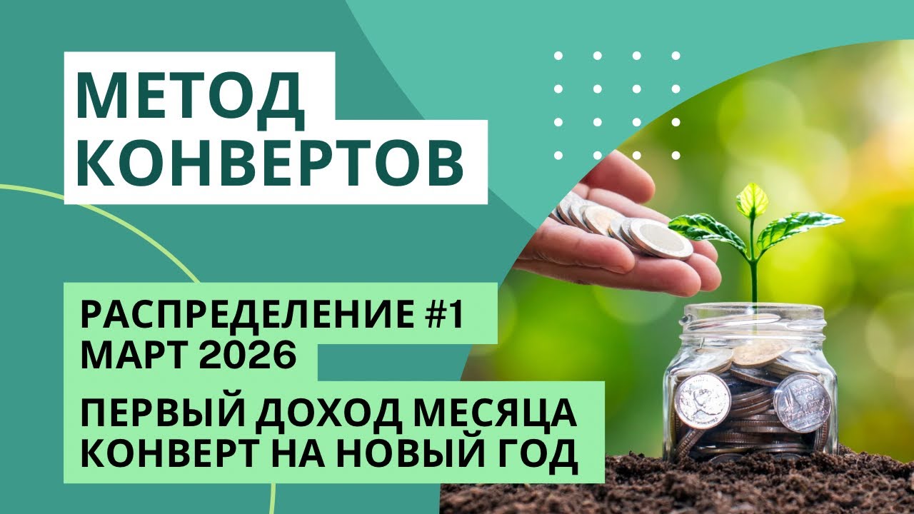 Деньги на Новый год коплю уже сейчас | март 2026 | МЕТОД КОНВЕРТОВ