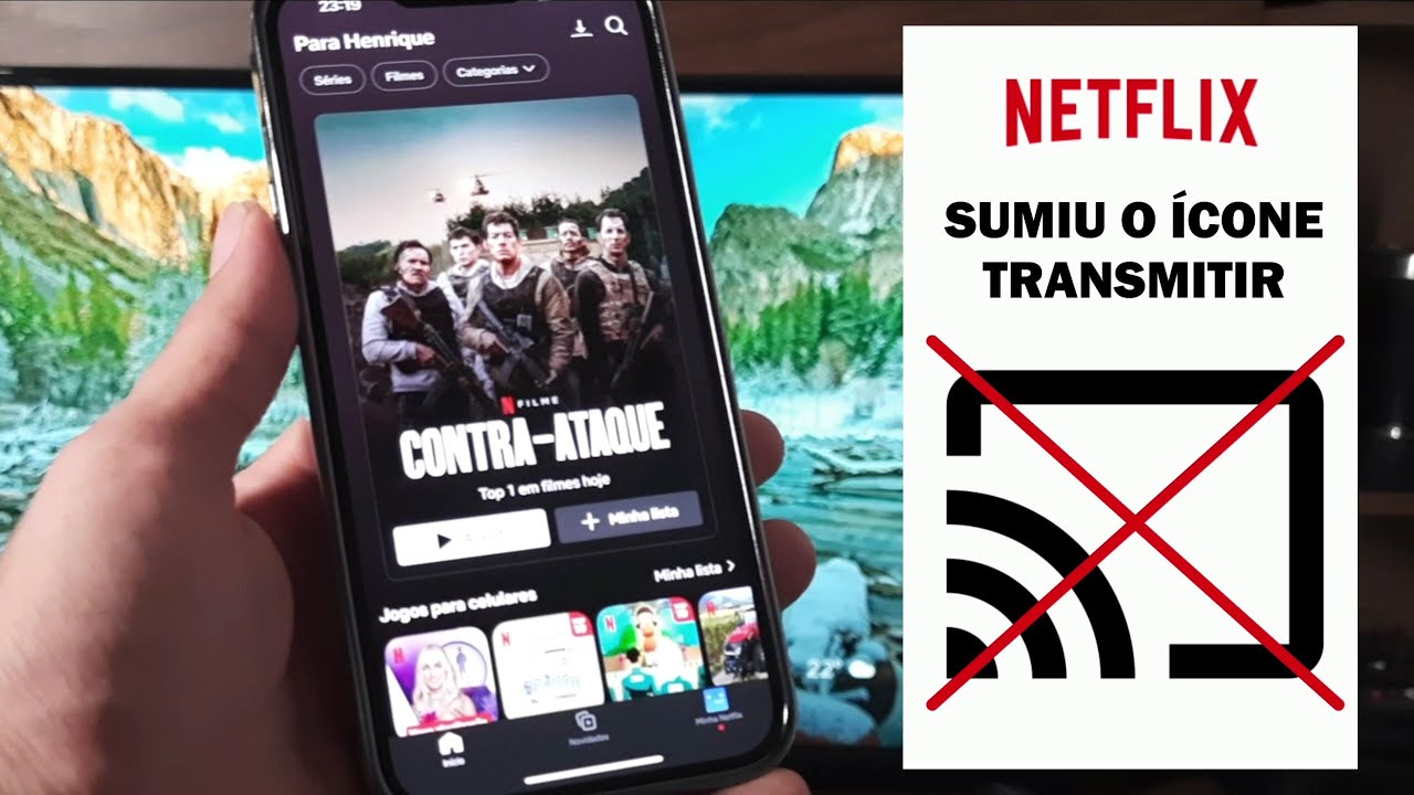 Netflix - Bloqueou o bot&atilde;o 