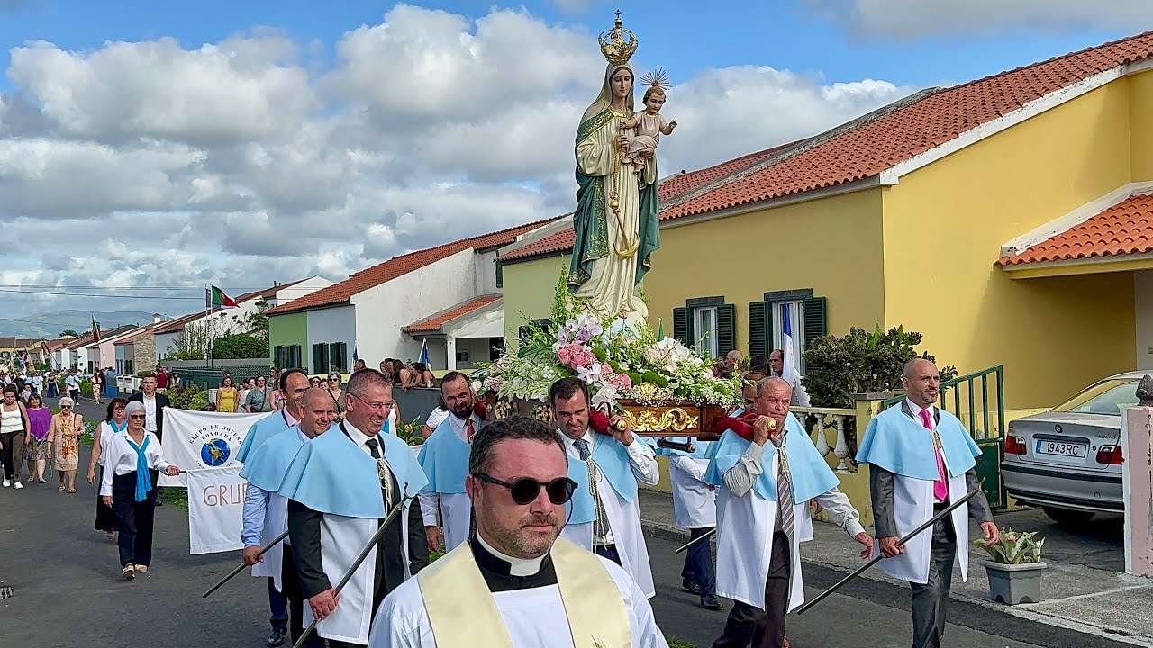 Procissão 🙏 Nossa Senhora d' Ajuda Covoada / Ponta Delgada, São Miguel Açores Portugal - 31.08.2025
