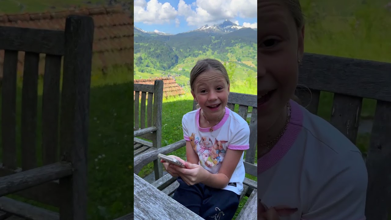 Nastya's breakfast in nature #Shorts