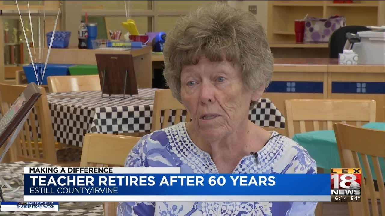 Making A Difference: Teacher Retires After 60 Years