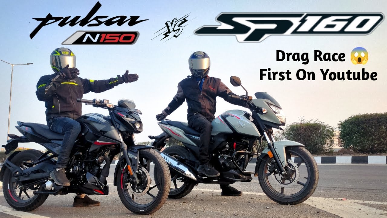 Honda SP 160 Vs Bajaj Pulsar N150 | Drag Race | Shocking Results