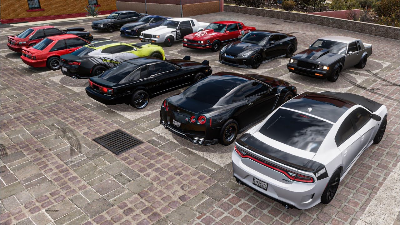 Forza Horizon 5 | Insane 1320 Street Grudge Racing | Mustang, Cadillac, GTR R35, Supra & More