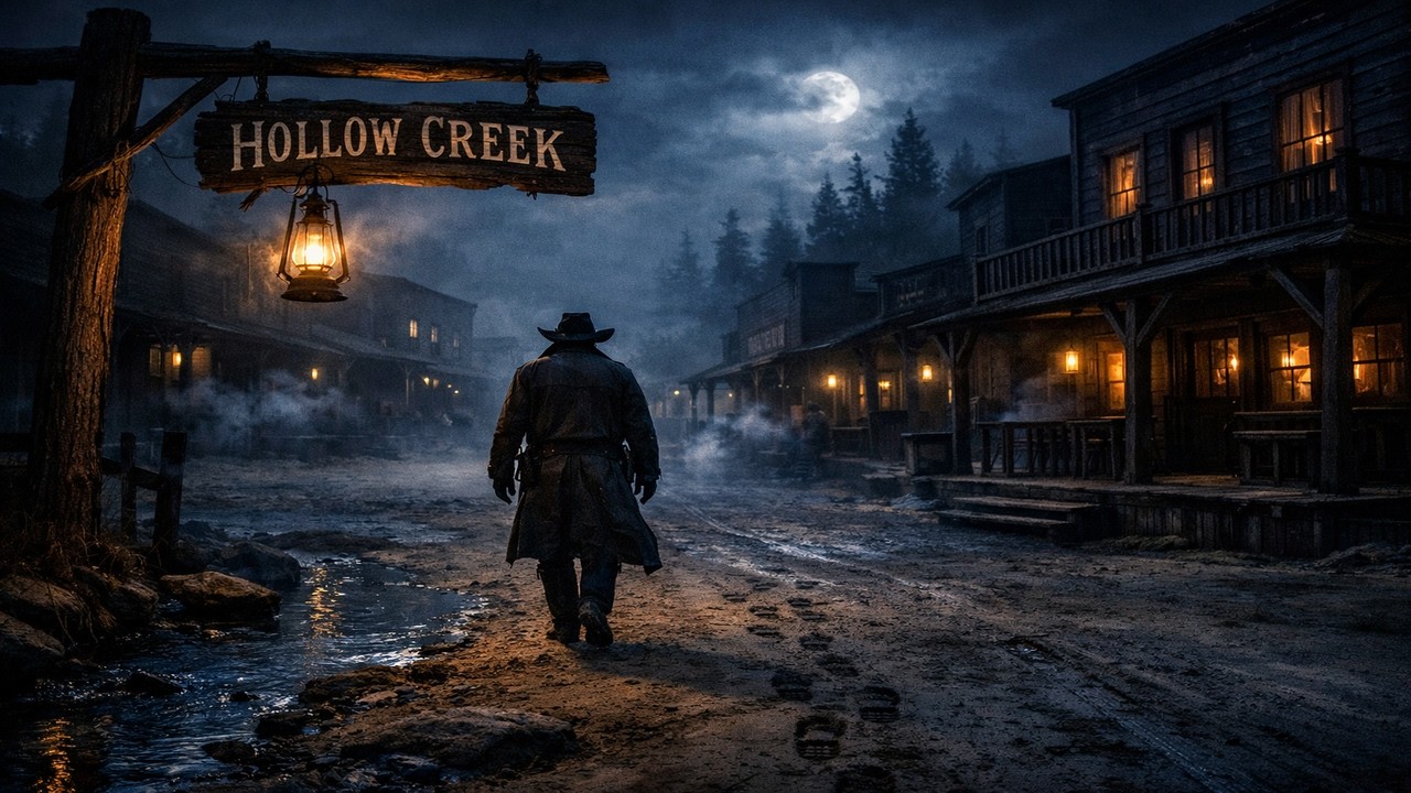 Trouble at Hollow Creek | Dark Western Blues