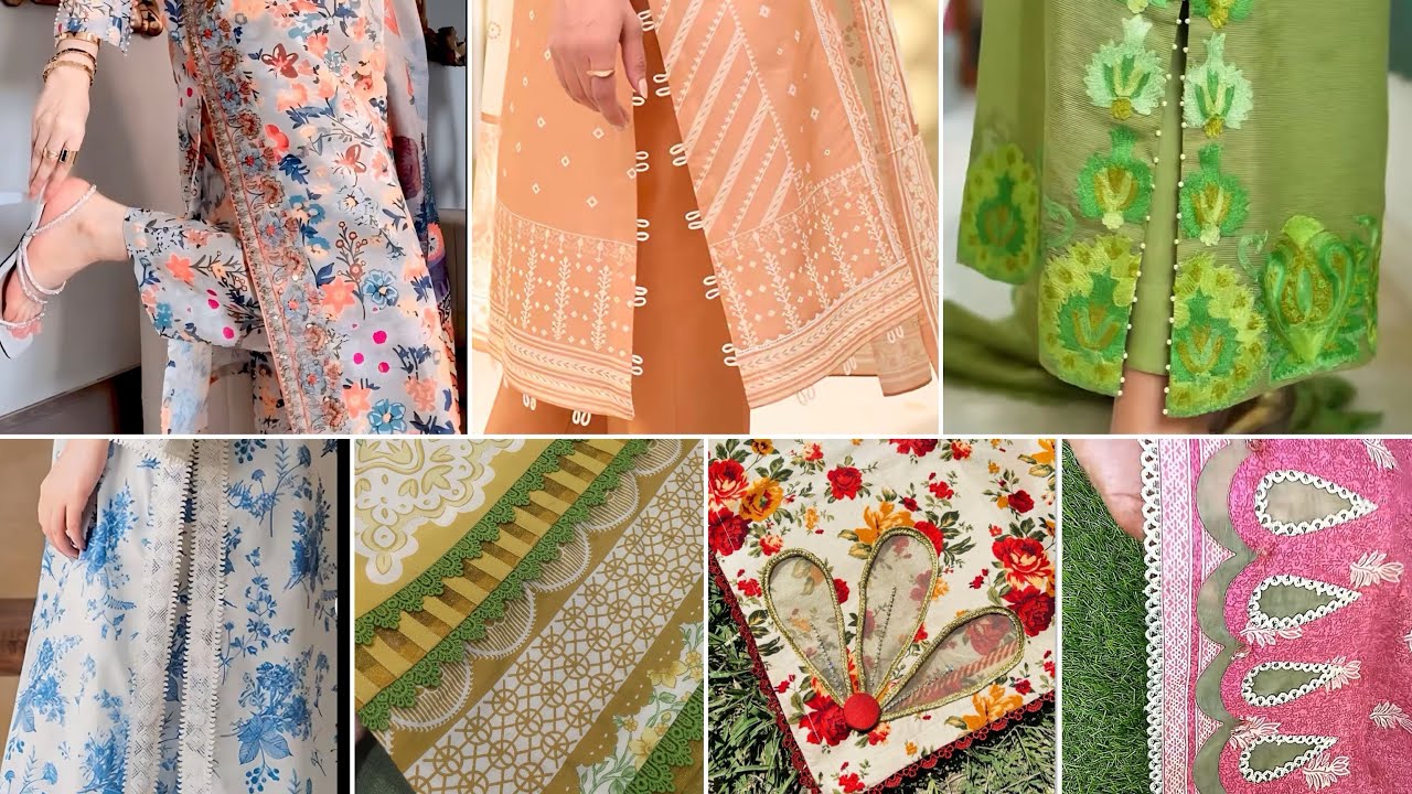 New Daman design 2025 || Trendy Ghera design || Daman design with laces