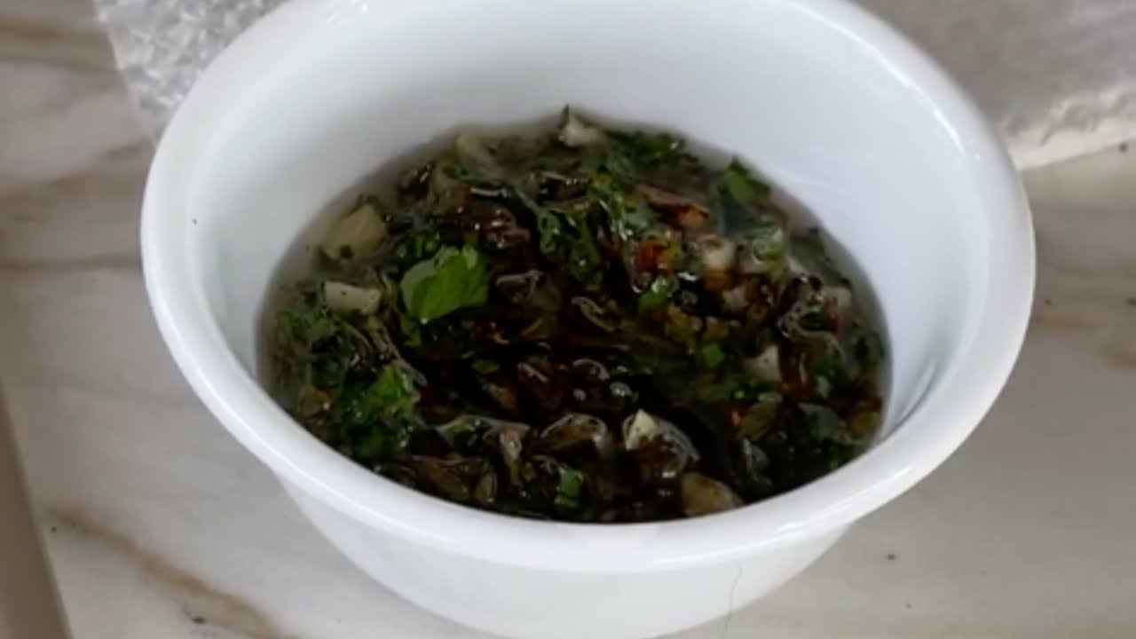 ¡¿Cómo hacer un Chimichurri Tradicional muy Fácil y Rápido?!