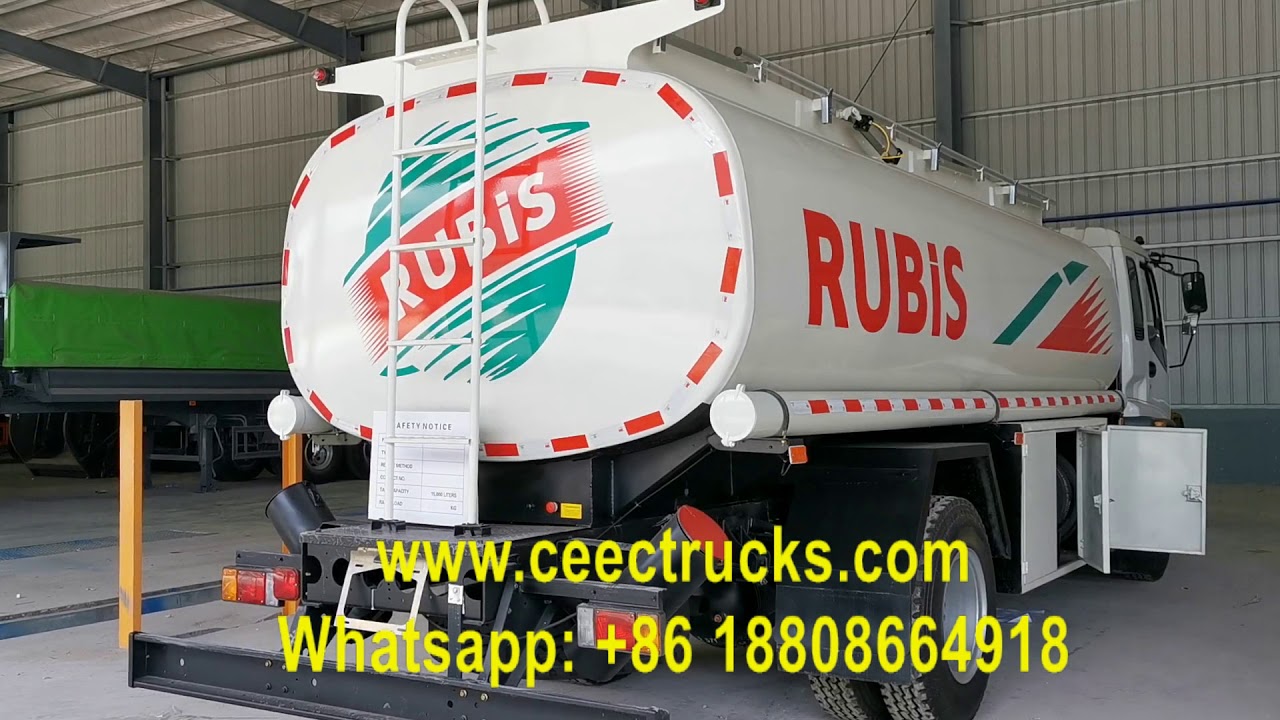 ISUZU FTR 15,000 liters Oil tanker truck for sale - www.ceectrucks.com