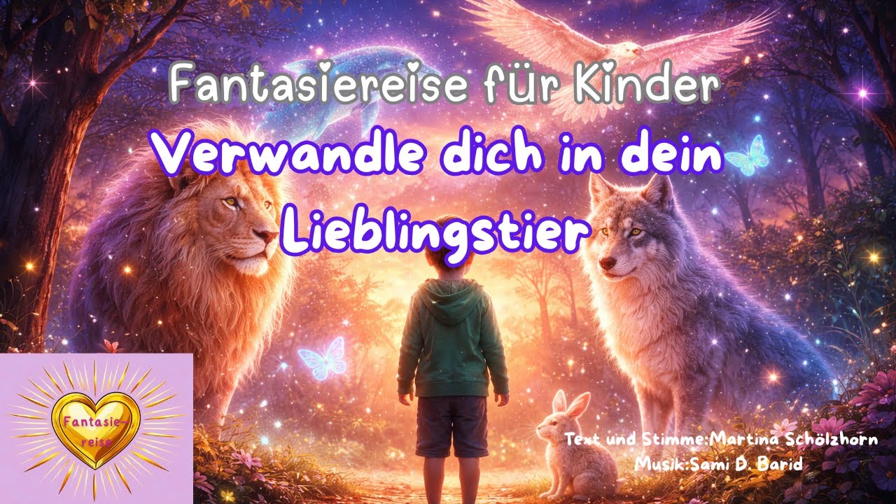 ✨Fantasiereise für Kinder✨: Verwandle dich in dein Lieblingstier💫 ©Martina Schölzhorn #fantasiereise