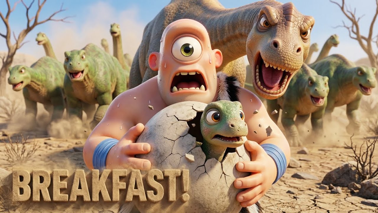 BREAKFAST HEIST! 😱🧿 Cyclops Steals a Brachiosaurus Egg! 🥚🦕💥