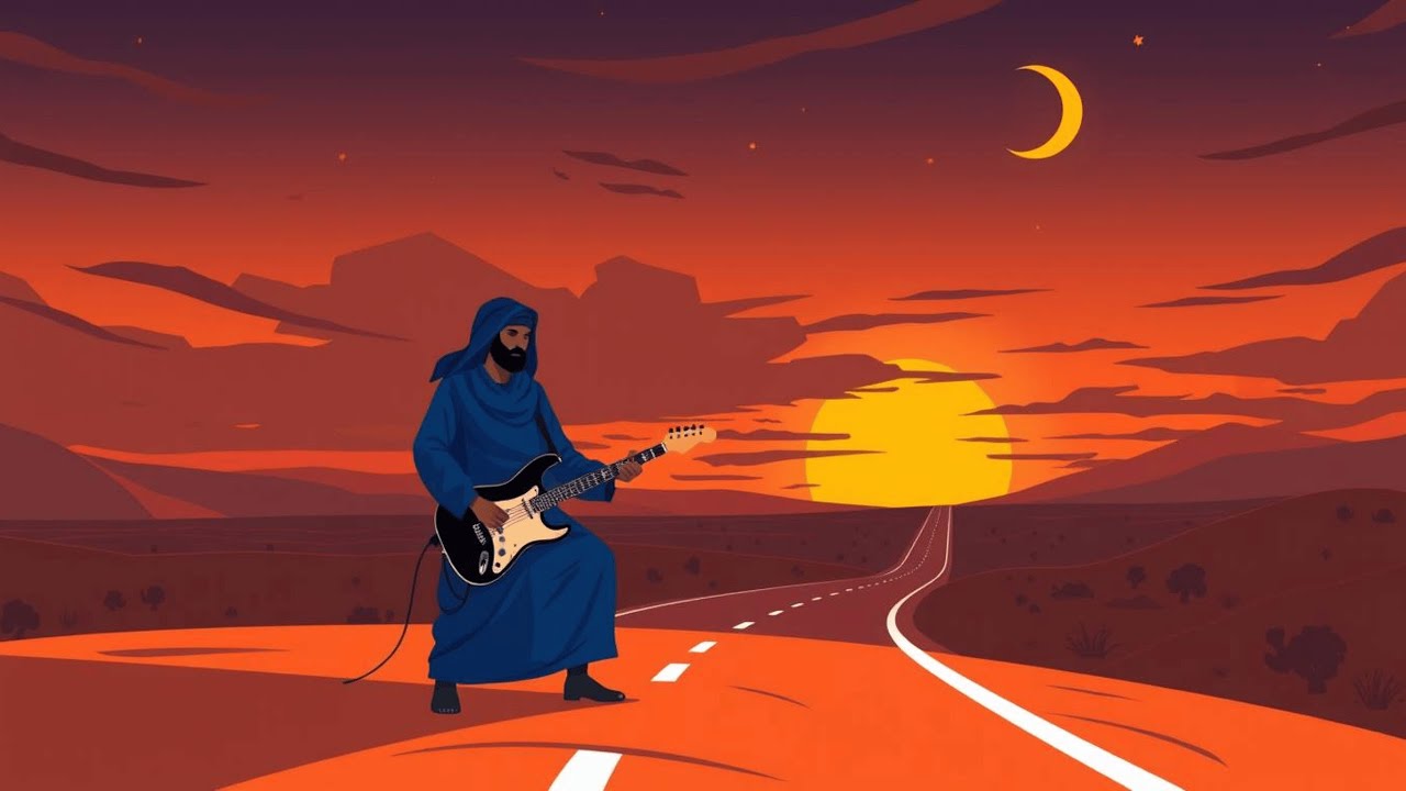 Sahara Blues Guitar | African Acoustic Solo Instrumentals for Chill & Focus